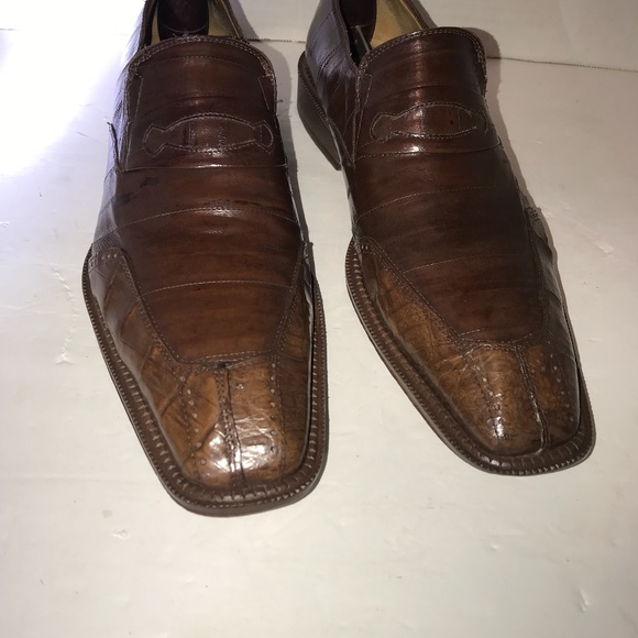 David Eden Brett Brown Handmade Genuine Crocodile main image 4